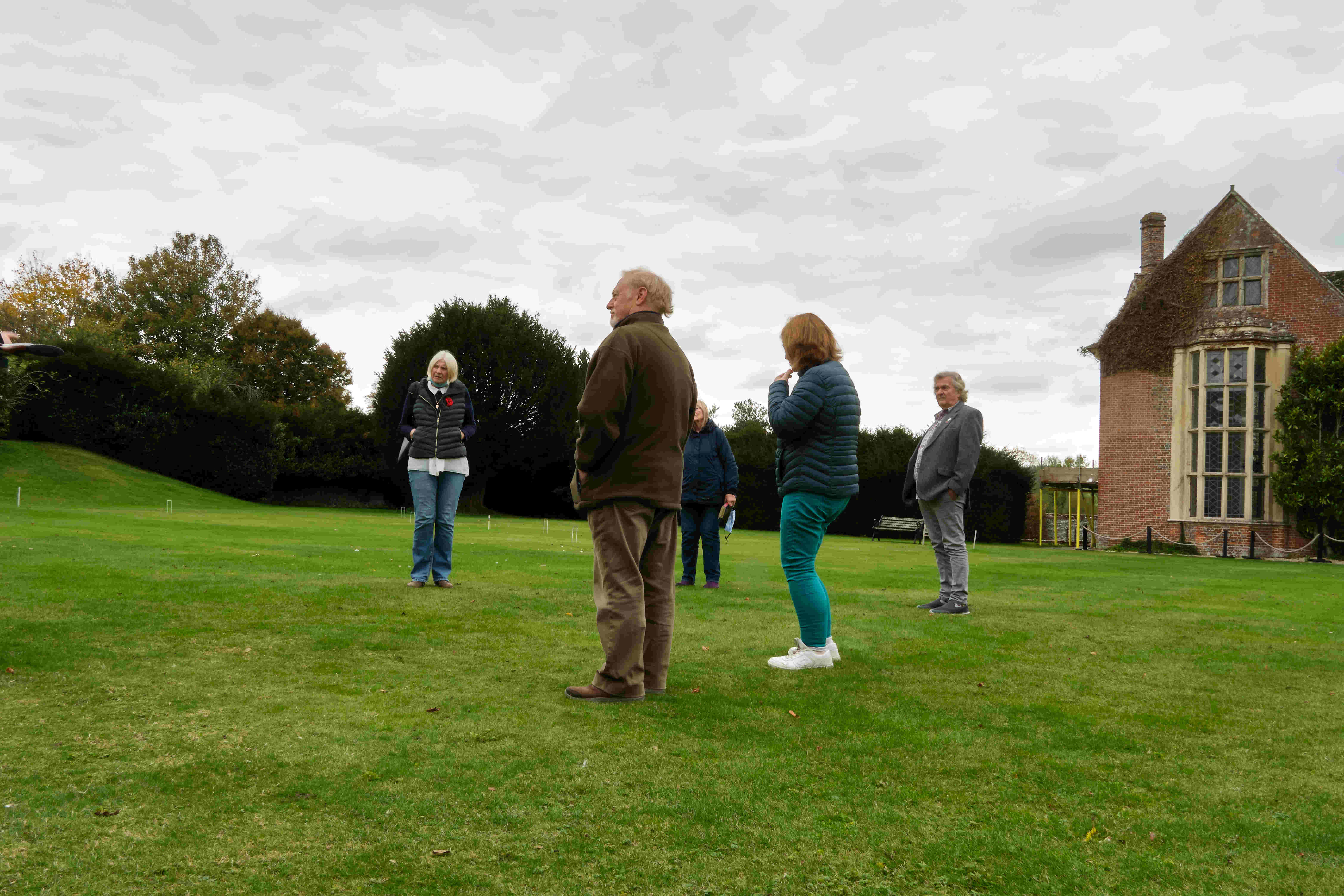 On the croquet lawn
